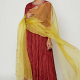 Ekrang Terracotra Marodi Kurta Set