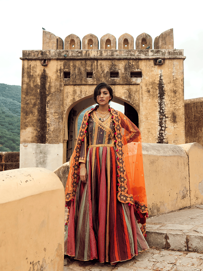 Pushkar Anarkali & Barmer Dupatta