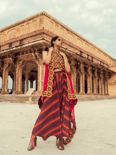 Chaksu Halter, Madhopur Cape & Jaipur Pants