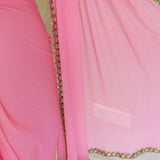 Pink Mirror Work Saree