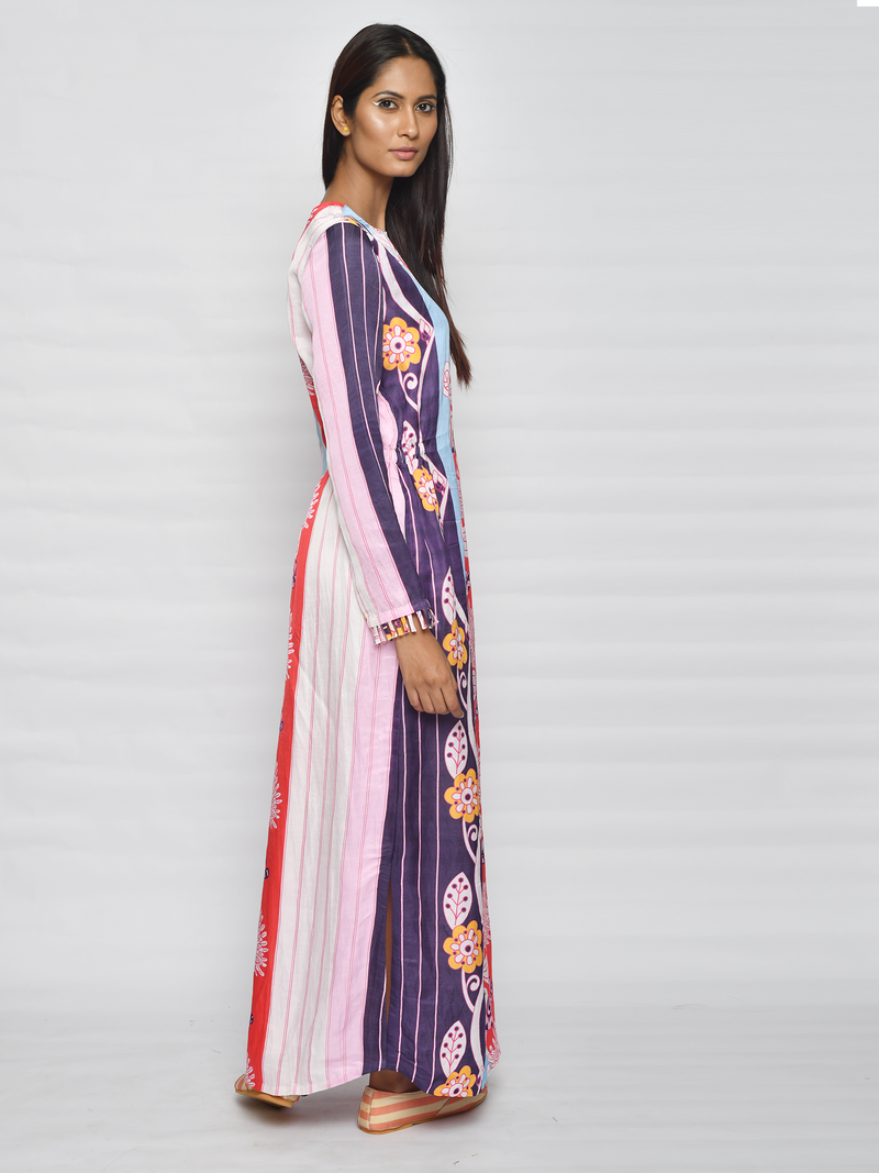 In Bloom Printed Shift Dress - Swati Vijaivargie
