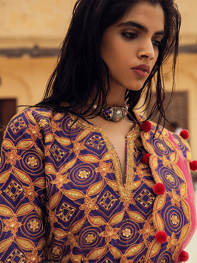 Bharatpur Kurta, Mehar Pants & Barmer Dupatta