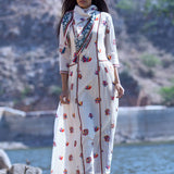 Love For Stripes Printed Motif Kurta