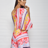 In Bloom Diagonal Print Jumpsuit