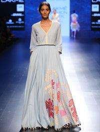 Bagh Applique Maxi Dress