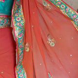 Pink Shades Gota Saree