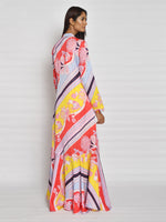 In Bloom Diagonal Print Jacket Dress - Swati Vijaivargie