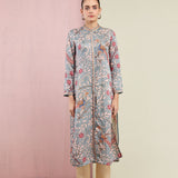 Morbagh Grey Kurta