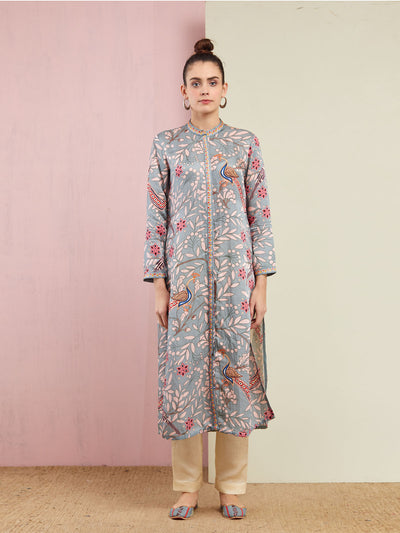 Morbagh Grey Kurta