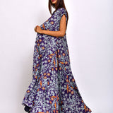 Morbagh Printed Embroidered Jacket With Crop Top And Lehenga