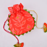 Amber Shibori Potli Bag