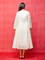 Rose Ivory Scallop Dress/Kurta
