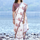 Shilpa Shetty In Our Love For Stripes Crop Top And Printed Saree