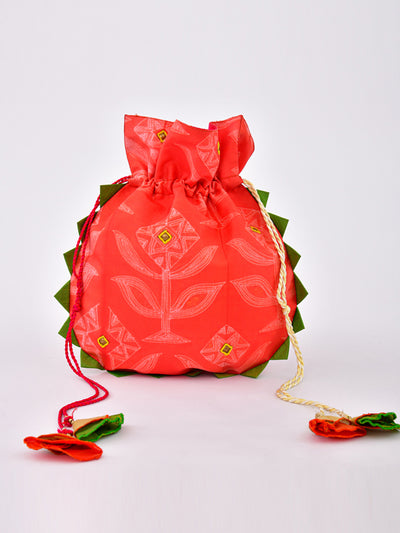Amber Shibori Potli Bag