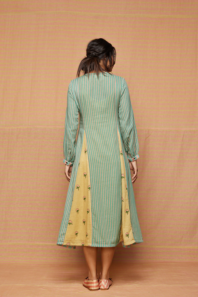 Eva Panelled A Line Dress/Kurta