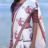 Shilpa Shetty In Our Love For Stripes Crop Top And Printed Saree