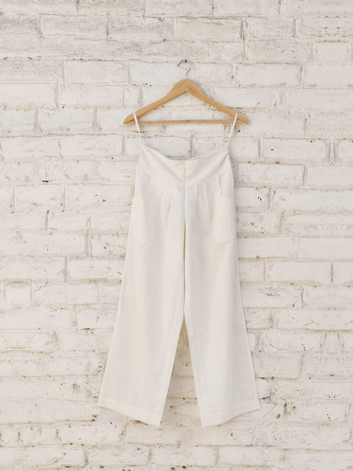 Off White Khadi Pants