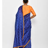 Rasika Dugal In Our Purple Geometrical  Chanderi Shibori Saree