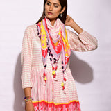 In Bloom Ivory Printed Scarf