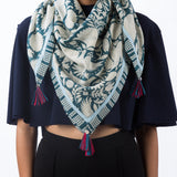 Love For Stripes Otomi Printed Scarf