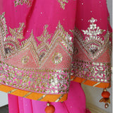 Rani Gota Saree