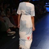 Bagh Applique Wrap Dress