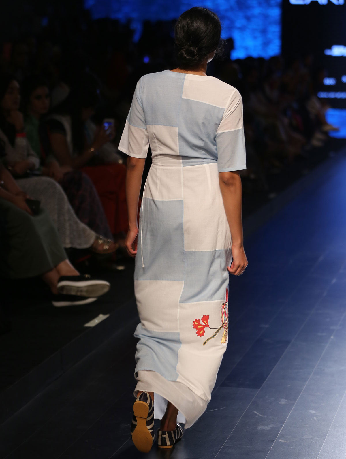 Bagh Applique Wrap Dress