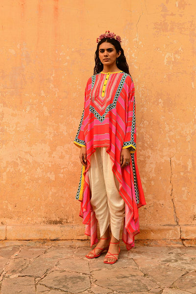 Rani Cape with Dhoti Pants