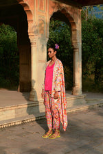 Nargis Cape and Palash Dhoti Pants with Camisole