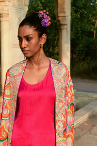Nargis Cape and Palash Dhoti Pants with Camisole