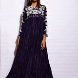 Morbagh Embroidered Crushed Dress