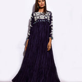 Ekrang Tota Crushed Applique Dress