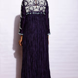 Morbagh Embroidered Crushed Dress