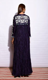 Morbagh Embroidered Crushed Dress