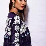 Morbagh Embroidered Crushed Dress