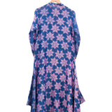 Blue Floral Shibori Tunic