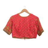 Rust Embroidered Blouse