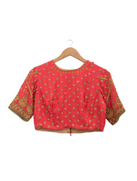 Rust Embroidered Blouse