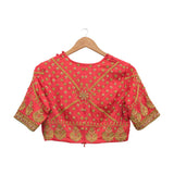Rust Embroidered Blouse