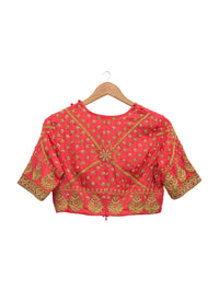 Rust Embroidered Blouse