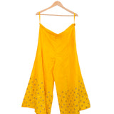 Yellow Small Buti Embroidered Palazzo