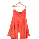Peach Small Buti Embroidered Palazzo