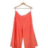 Peach Small Buti Embroidered Palazzo