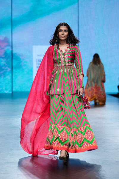 Gulal Riya Printed Embroidered Lehenga Set