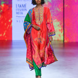 Gulal Printed Embroidered Kurta Set
