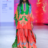 Gulal Printed Embroidered Sharara Set