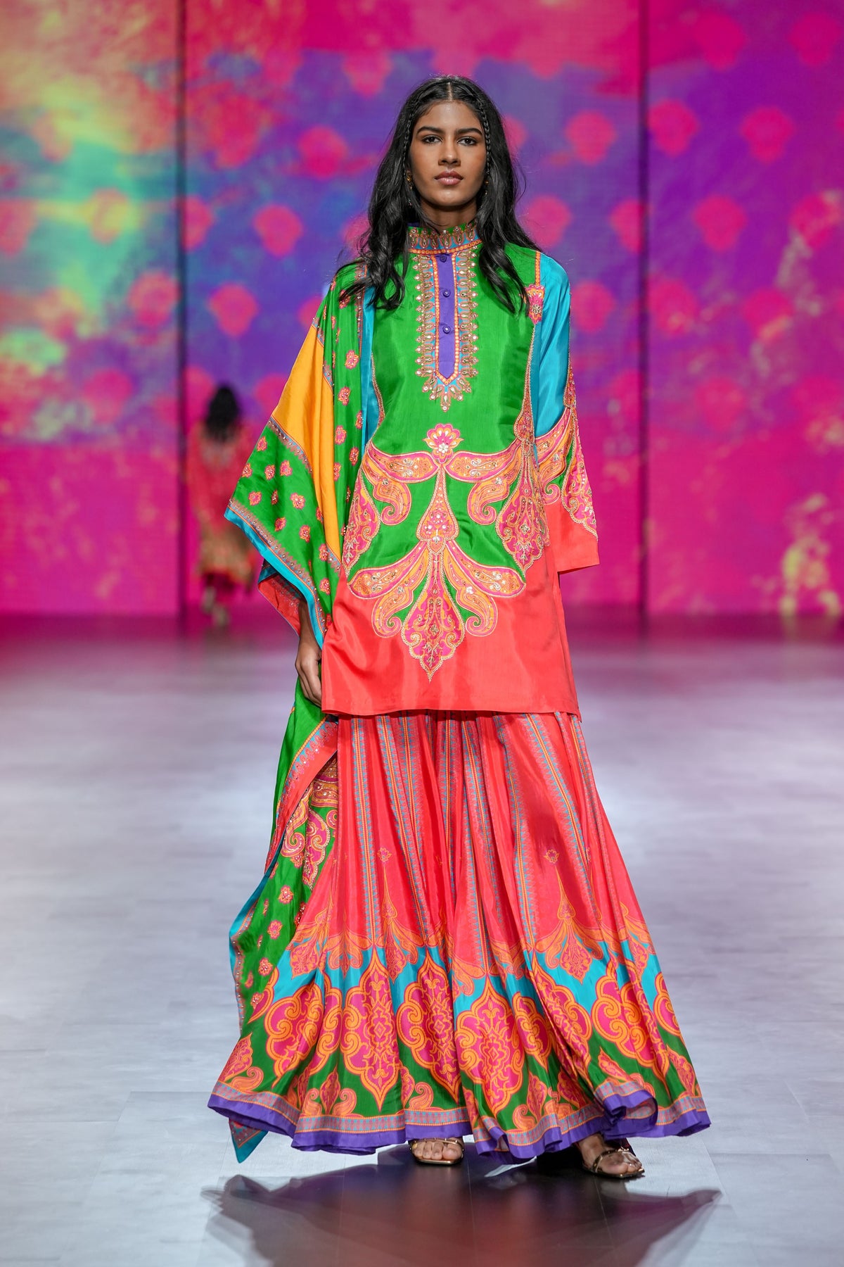 GULAL LAILA SHARARA SET