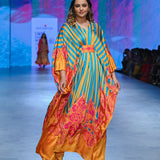 Gulal Printed Embroidered Kaftan