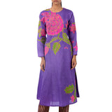 Orchid Applique Embroidered Kurta