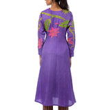 Orchid Applique Embroidered Kurta
